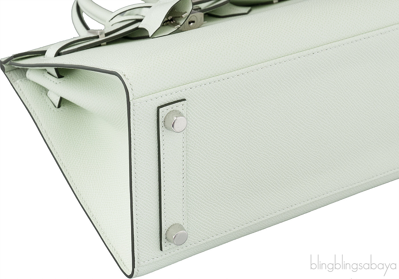 Birkin 25 Sellier Epsom Vert Fizz PHW