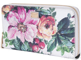 Dolce & Gabbana Floral Zip Around Continental Wallet