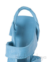 Bottega Veneta Blue Point Leather Slingback Pumps