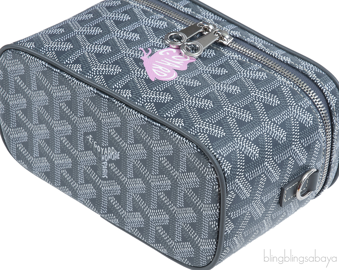 Goyard Grey Muse Butterfly Mini Vanity Bag
