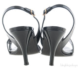 H night 90 Black Patent Heels