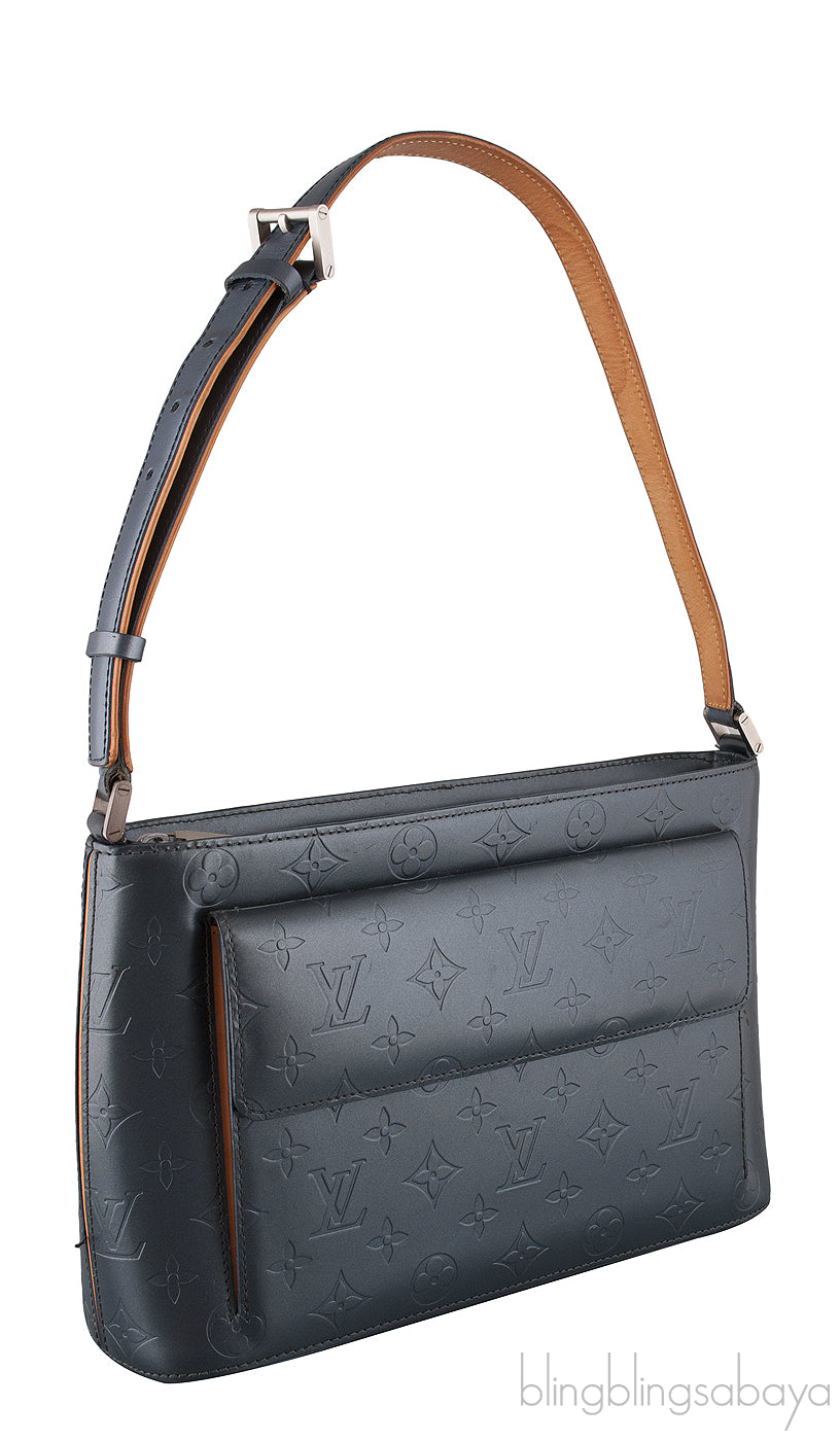 Louis Vuitton Allston Matte Blue Grey Monogram