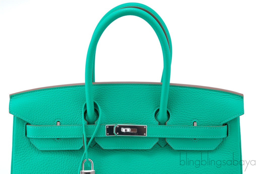 Birkin 35 Menthe Green Clem
