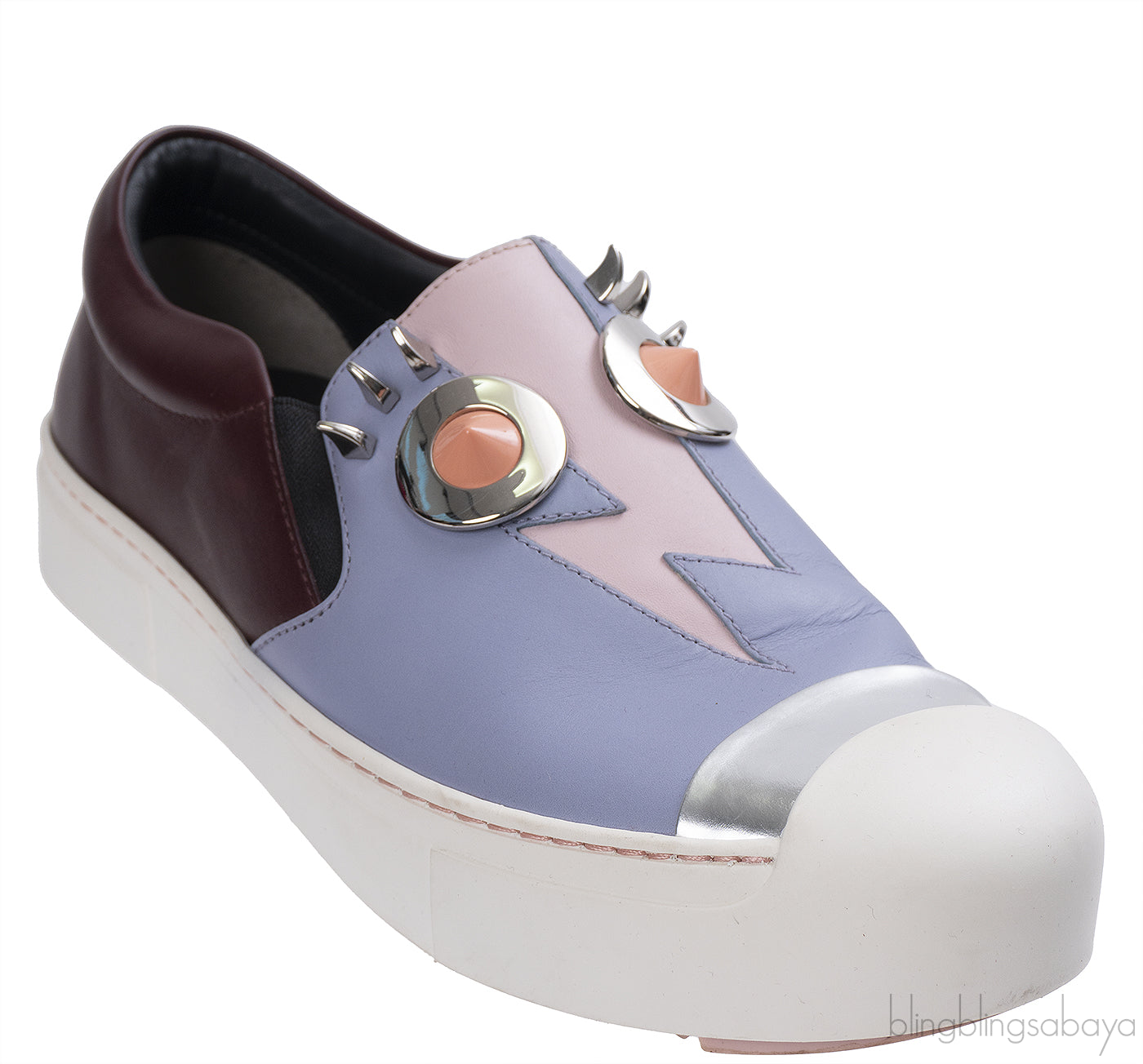 Fendi Monster Slip On Sneakers