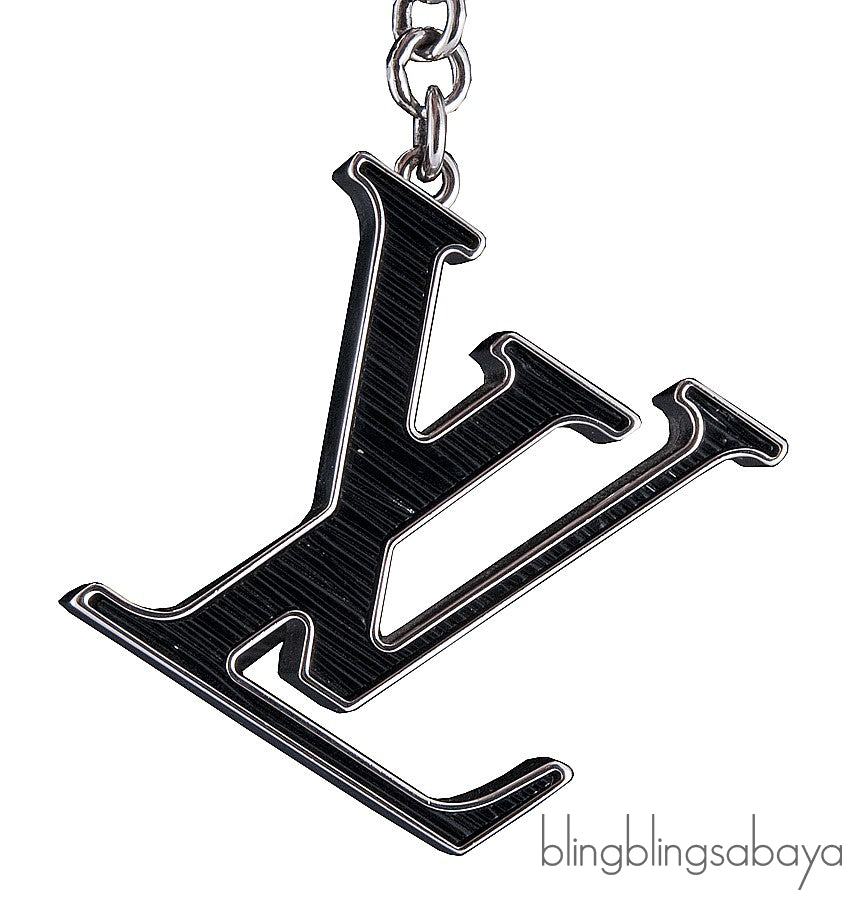 Louis Vuitton Black Fleur D'Epi Bag Charm