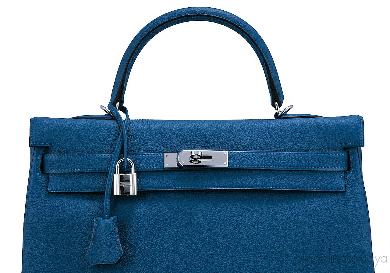 Kelly 35 Bleu de Galice Togo Retourne