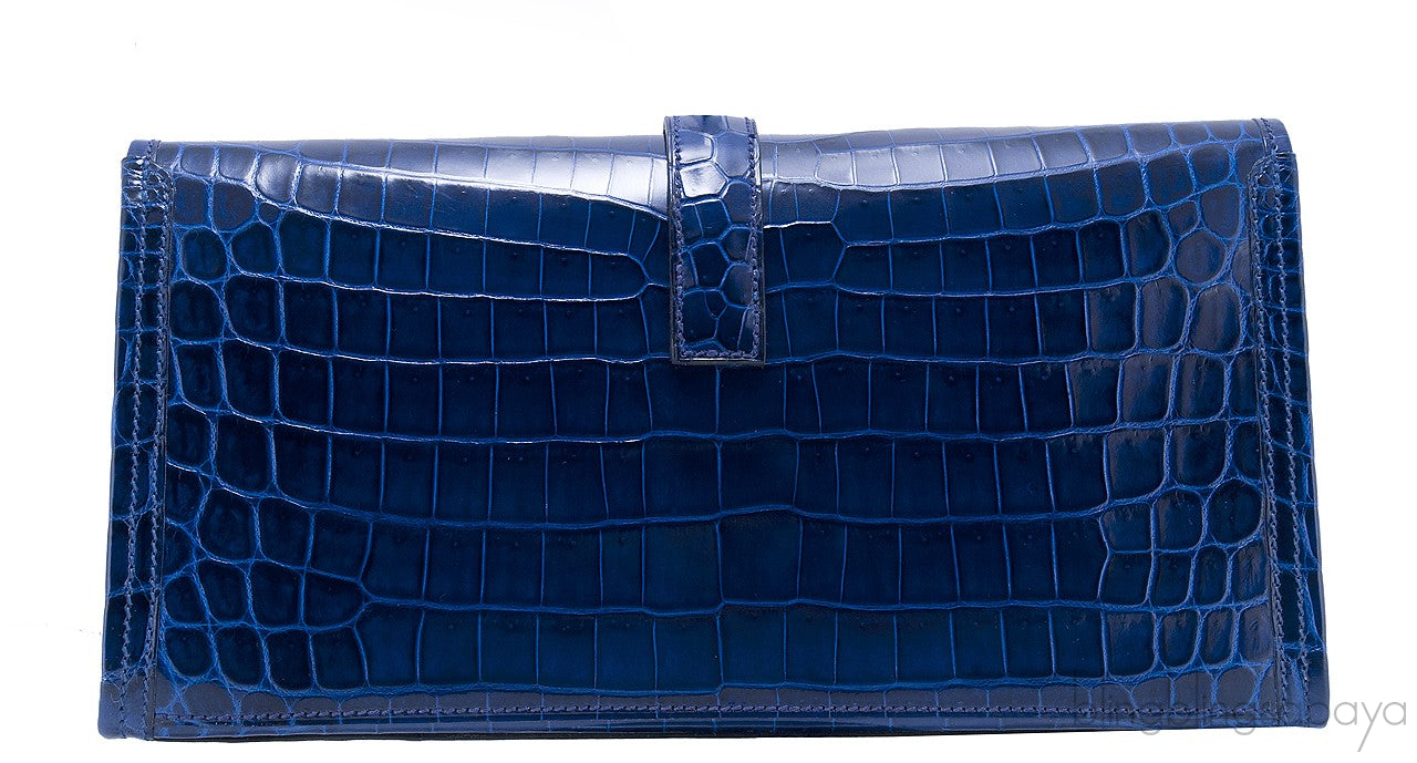 Jige Clutch Blue Niloticus