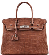 Birkin 30 Barenia Crocodile Bag