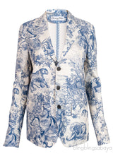 Blue Toile De Jouy Dior Blazer