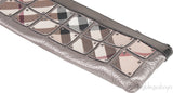 Long Grey & Checkered Wristlet Clutch