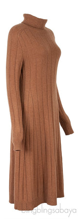 Duca D\'Aosta Turtleneck Cashmere Dress