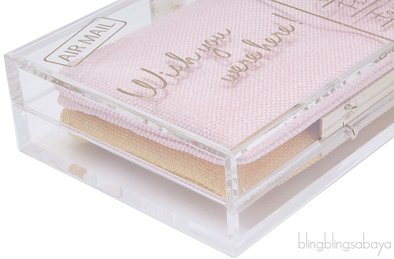 Pandora Plexiglass Clutch