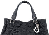 Charming Lock Black Satin Bag