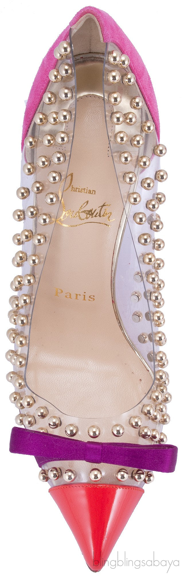 Bille Et Boule 100 Studded PVC Pump