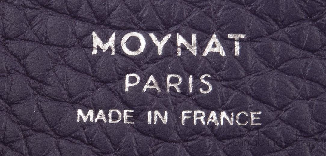 Moynat Leather Zip Pouch