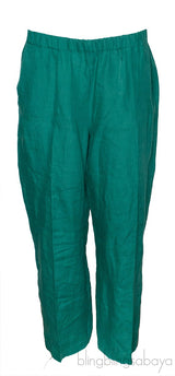 Green Linen Oversize Top & Trouser