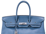 Birkin 35 Blue Jean Togo