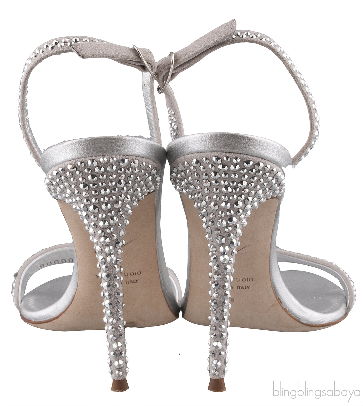 Mystico Silver Crystal Sandals