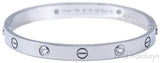 White Gold LOVE Diamond Bracelet