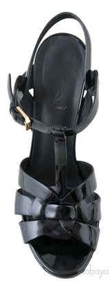 Tribute Black Patent Sandals