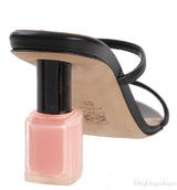Loewe Black Strappy Nail Polish Leather Sandals