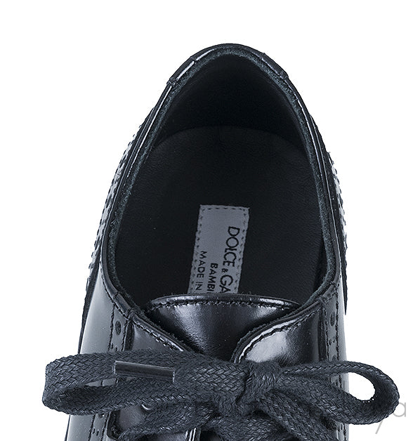 Calzature Stringata Black Shoes