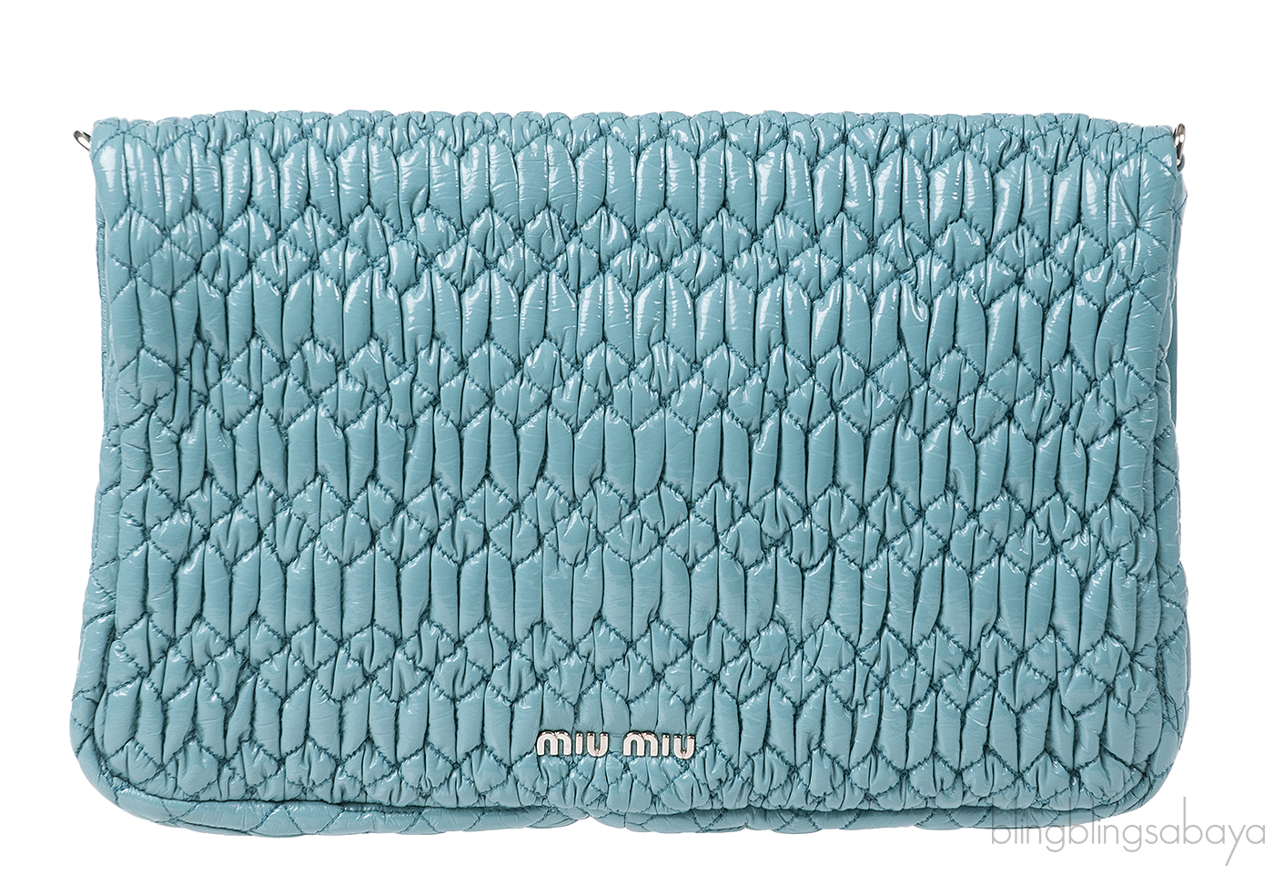 Cloquet Cyan Blue Stage Clutch Bag
