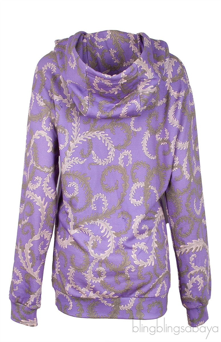 Selva Pattern Hooded Sweatshirt