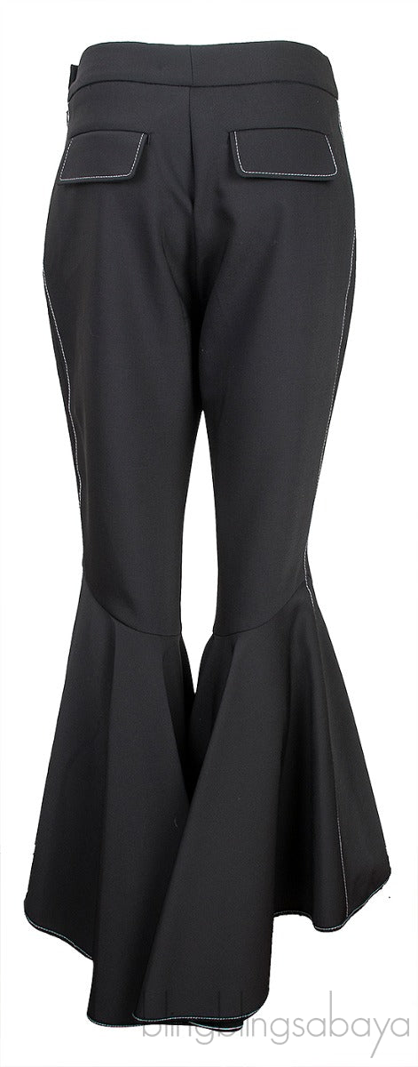 Black Wide Leg High Waisted Pants