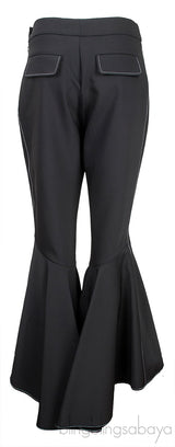 Black Wide Leg High Waisted Pants