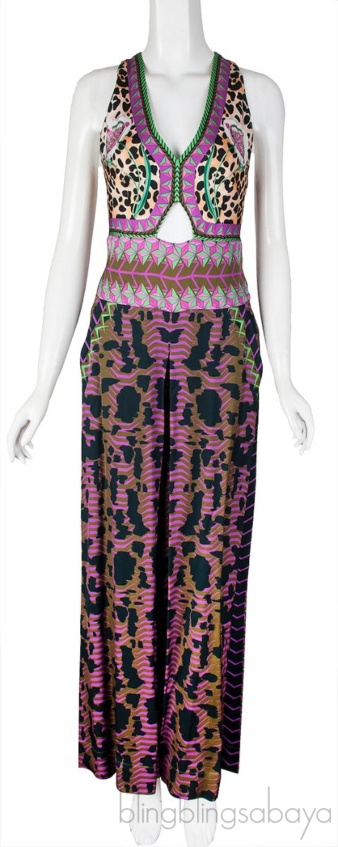 Multi-color Print Jumpsuit