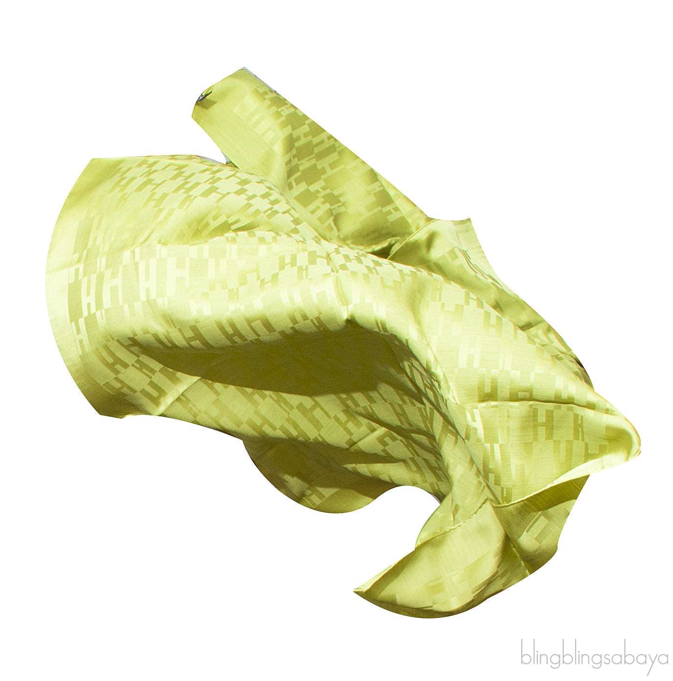 Green H Printed Stole