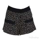 Louis Vuitton Black Printed Blouse & Shorts