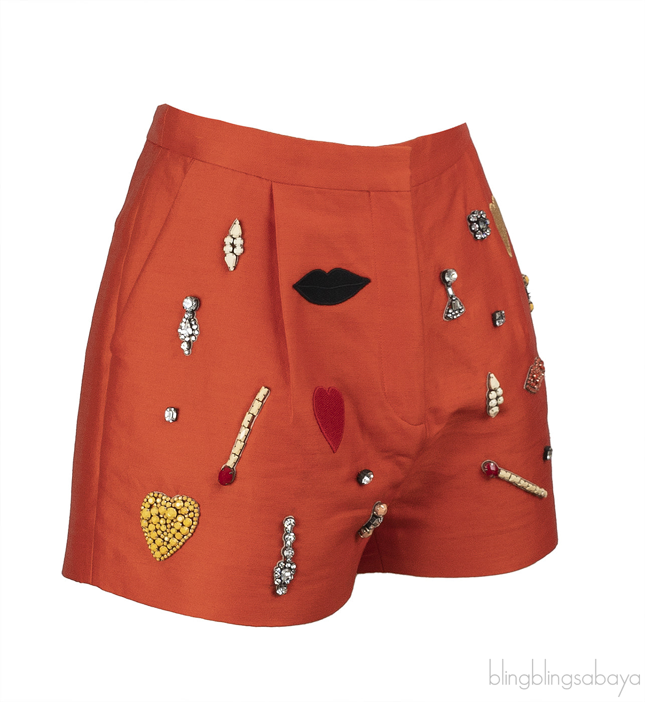 Stella McCarney Embellished Cotton-Blend Short L