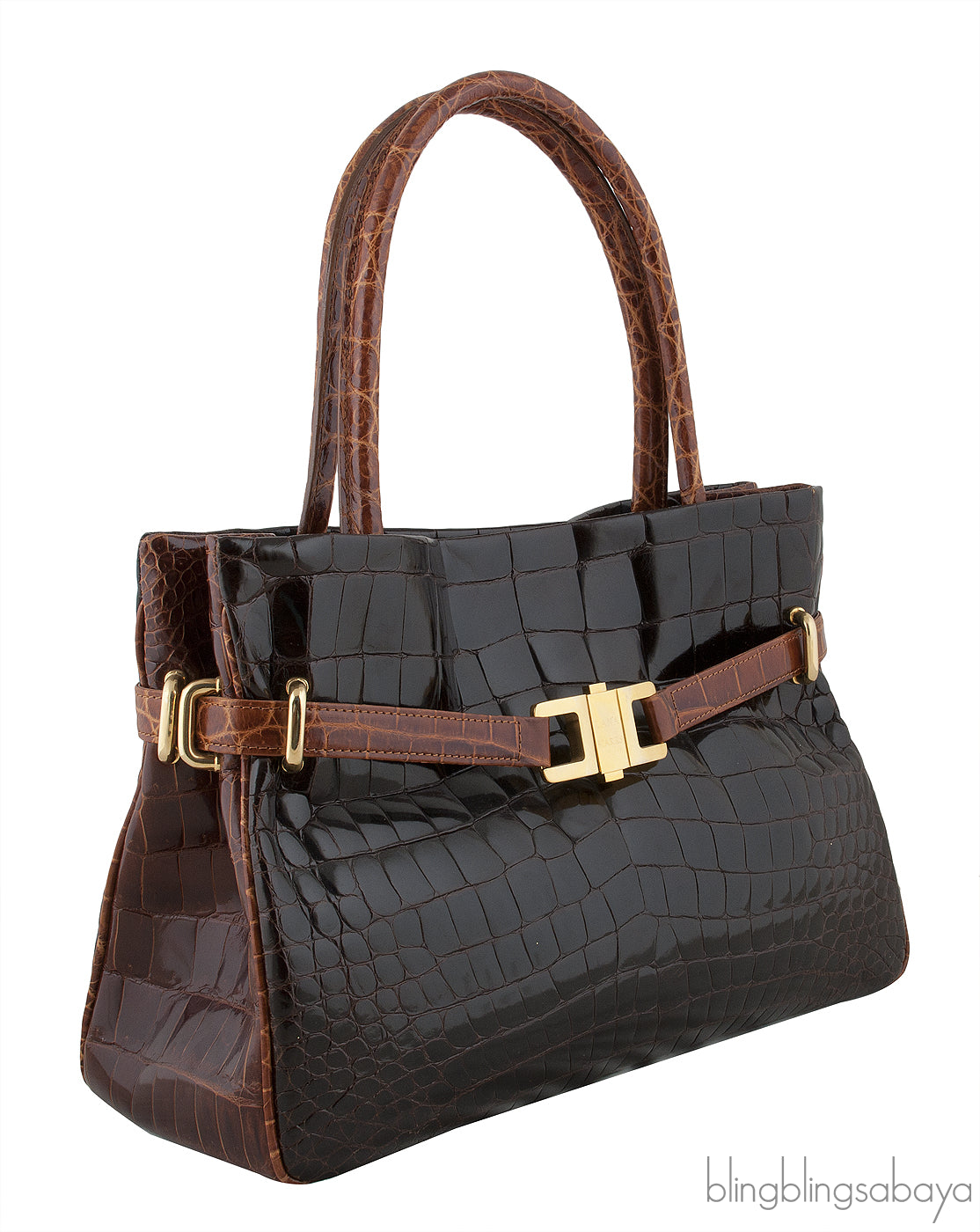 Lana Marks Positano Alligator Bag