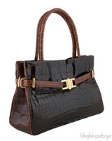 Lana Marks Positano Alligator Bag
