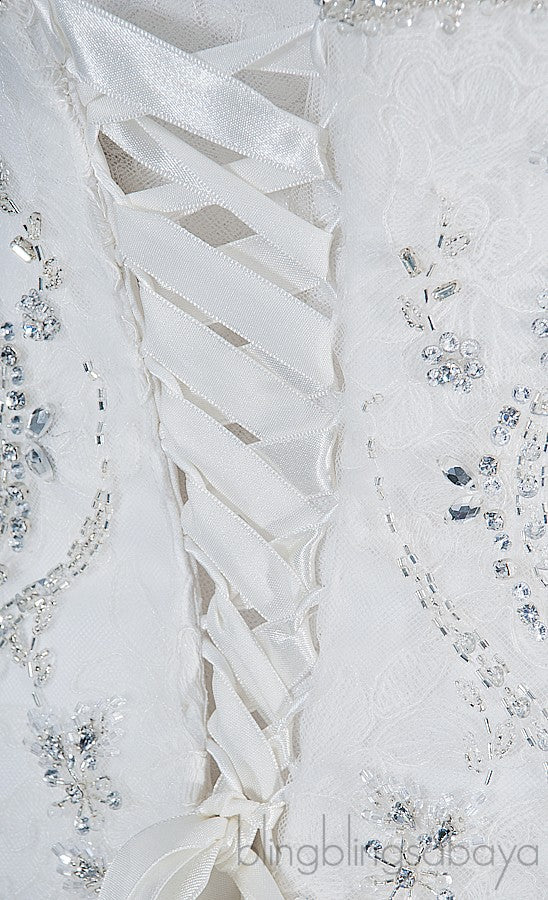 Tube Ball Wedding Gown