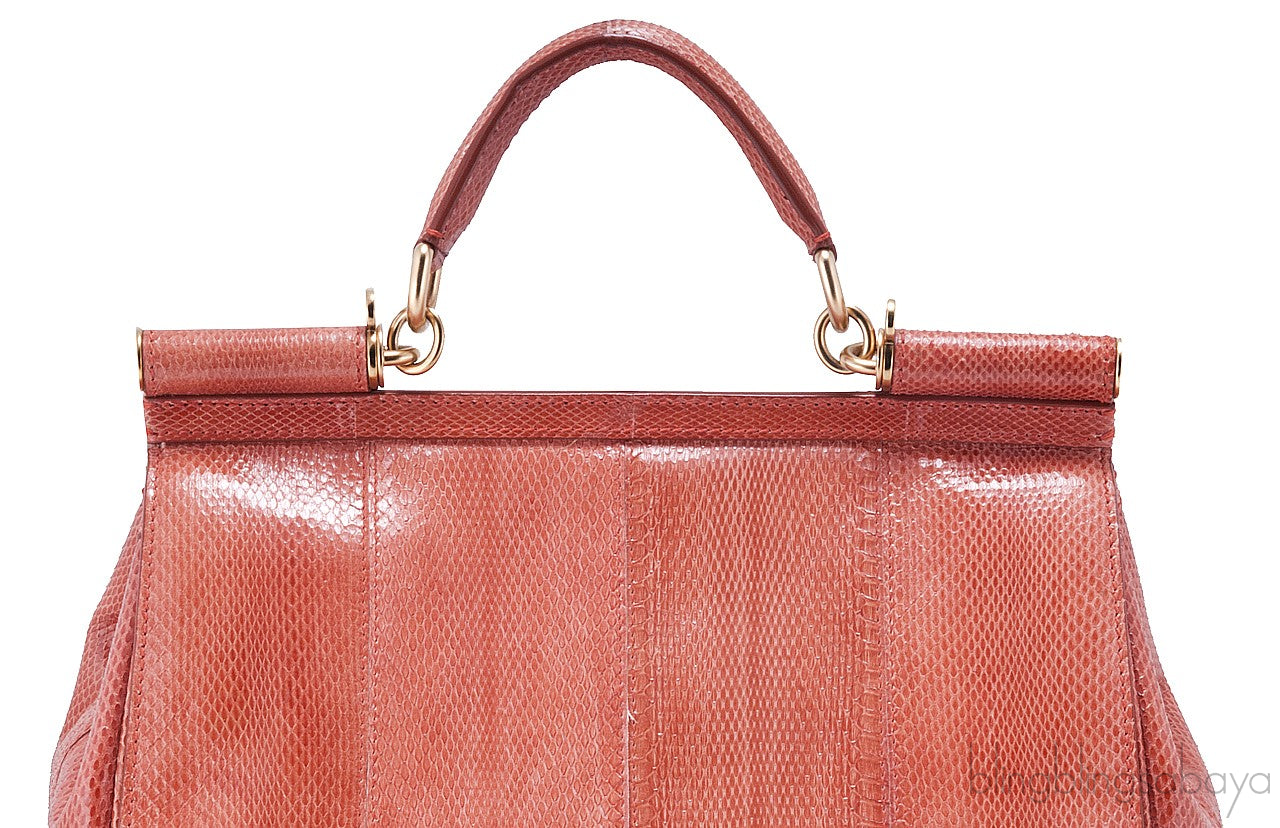 Snakeskin Miss Sicily Orange