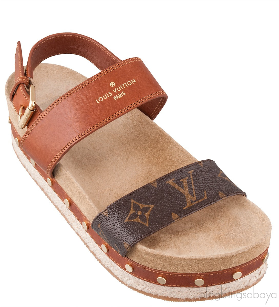Monogram Platform Sandals