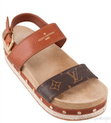 Monogram Platform Sandals