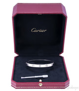 White Gold LOVE Bracelet