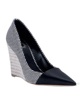 Pointed -Toe Espadrille Wedges