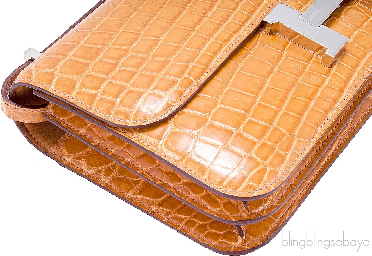 Constance Elan Saffron Crocodile PHW
