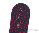 Dway Slide Navy Red Embroidered Slides