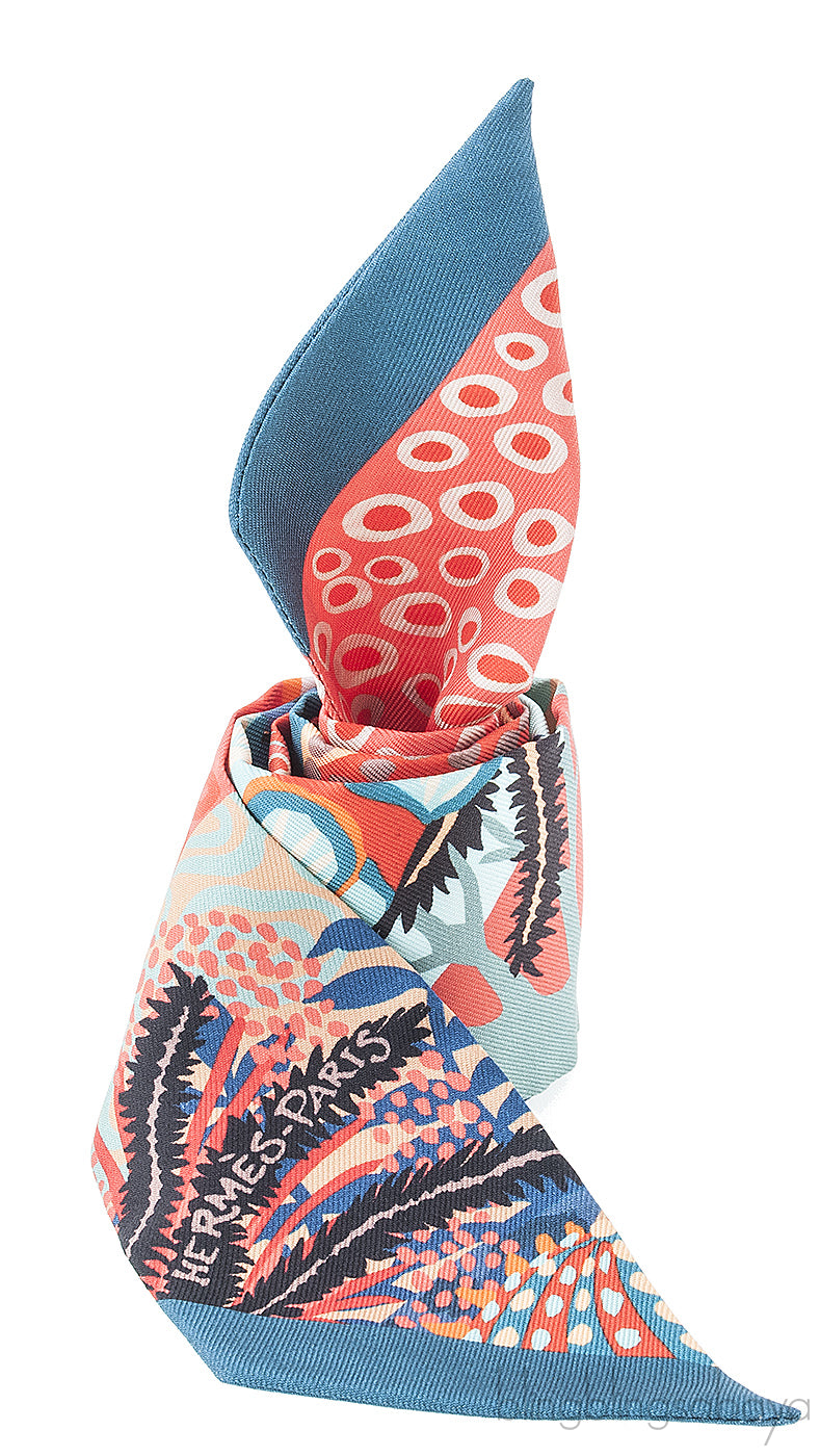 Under the Waves Printed Twilly