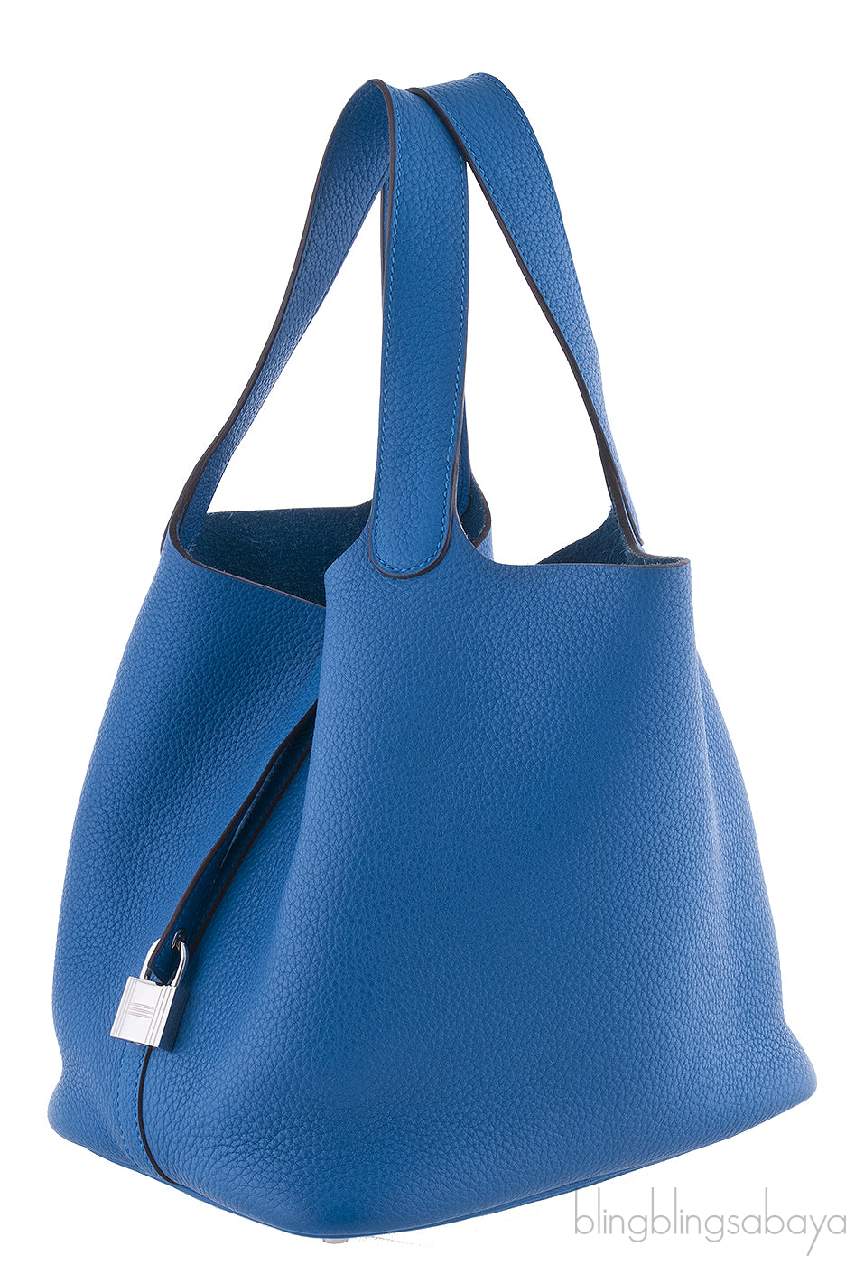 Blue Picotin Lock Togo PHW*