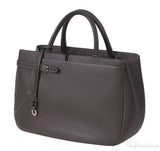 Loro Piana Charcoal Grey Top Handle Bag
