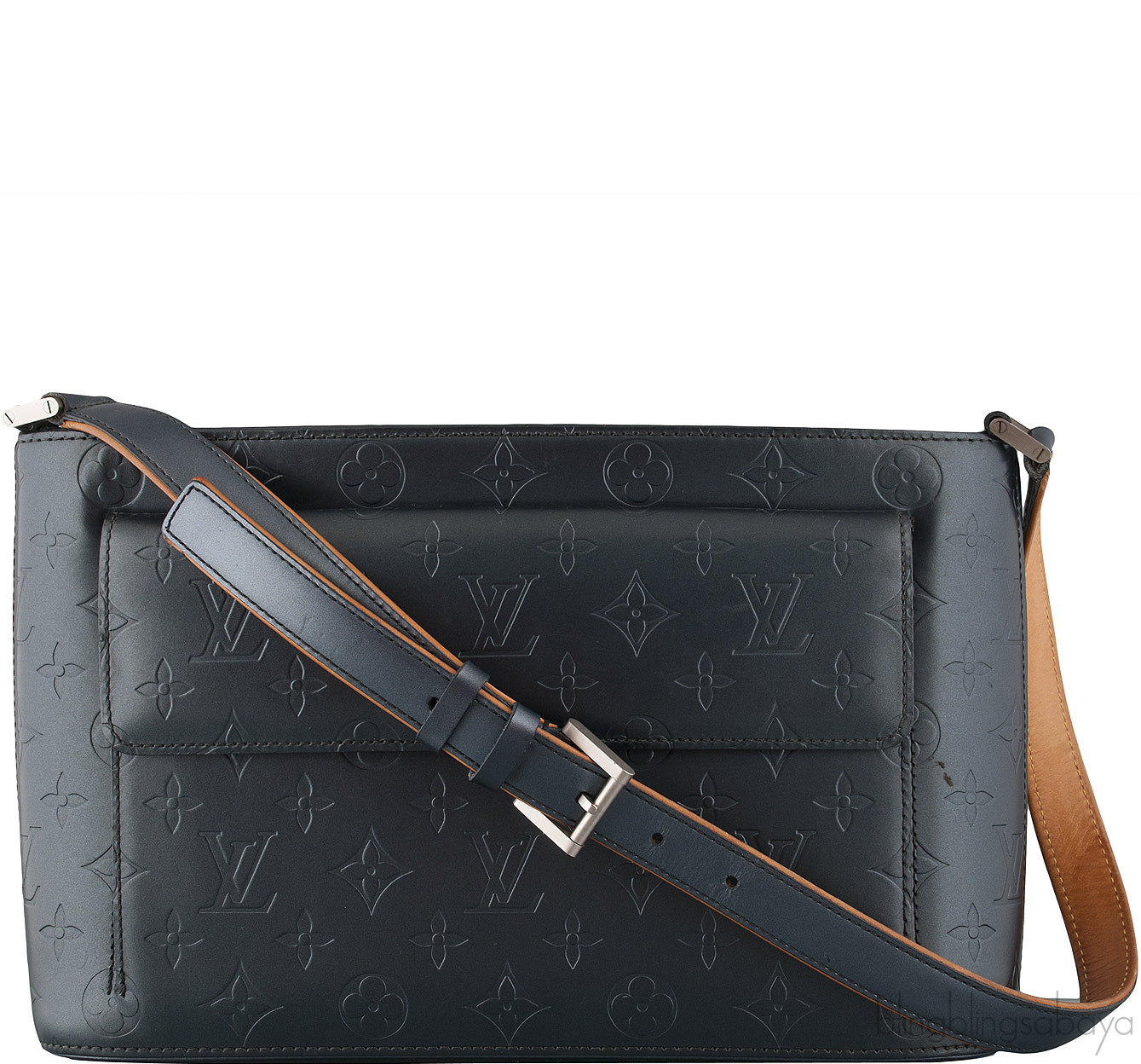 Louis Vuitton Allston Matte Blue Grey Monogram