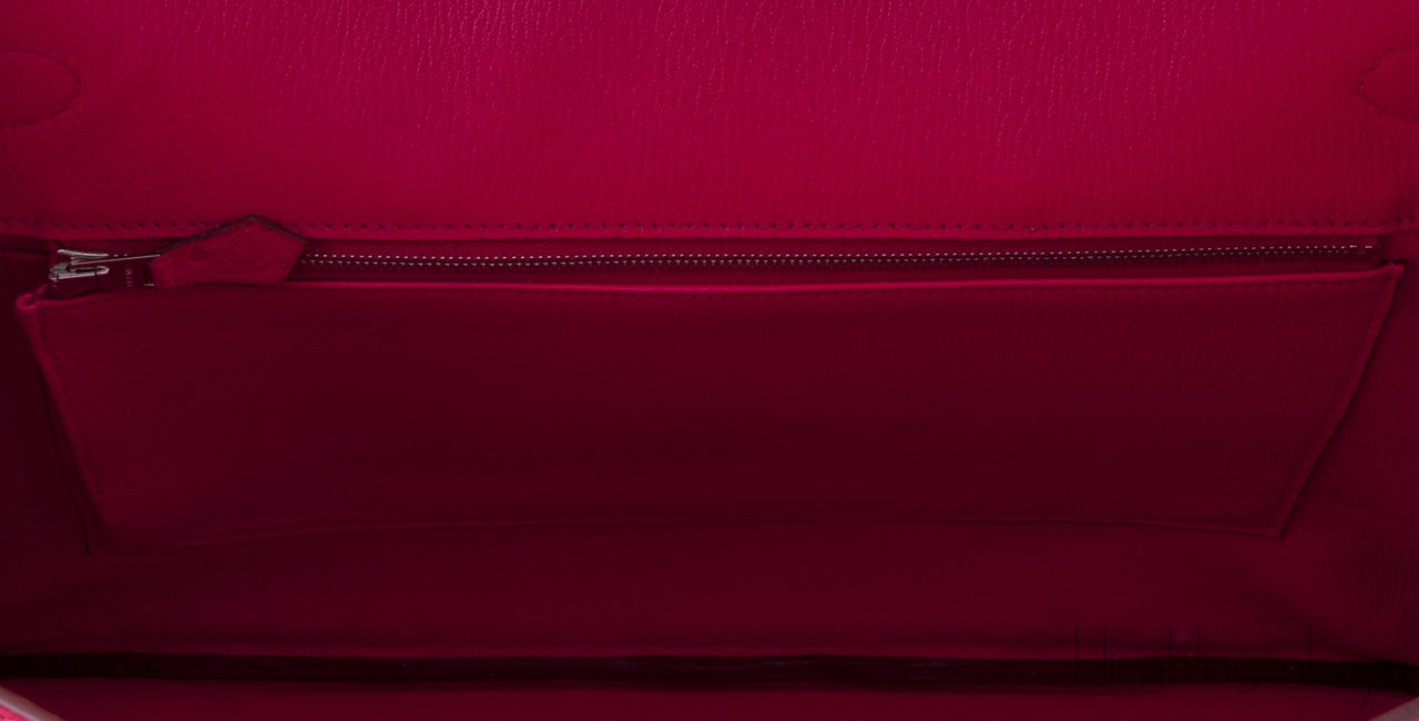 Birkin 35 Ostrich Bougainvillier