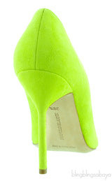 BB Suede Apple Green Pump